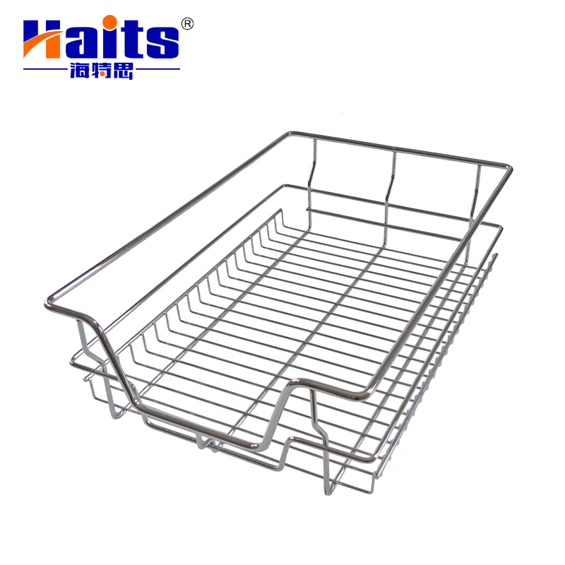 HT-16.012 Kitchen Cabinet Drawer Basket Mesh Wire Kitchen Vegetable Storage Basket